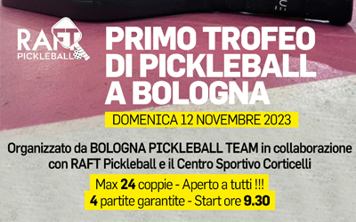 PRIMO TROFEO PICKLEBALL CORTICELLI