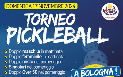 TORNEO PICKLEBALL (domenica 17 novembre)
