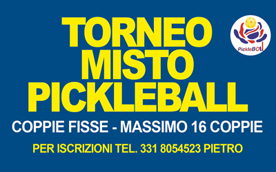 TORNEO MISTO DI PICKLEBALL